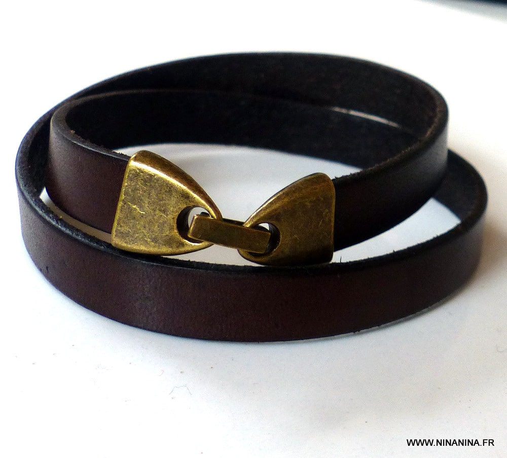 Bracelet cuir 2 tours personnalisé – Image 8