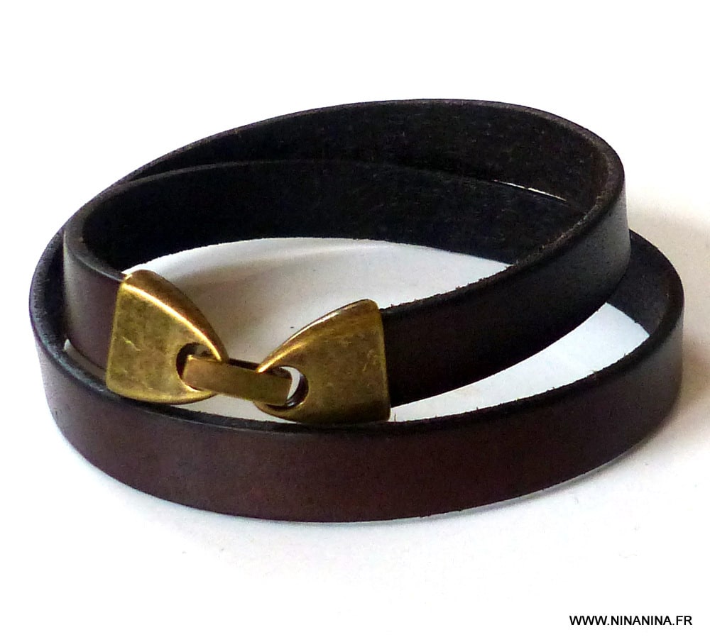 Bracelet cuir 2 tours personnalisé – Image 21