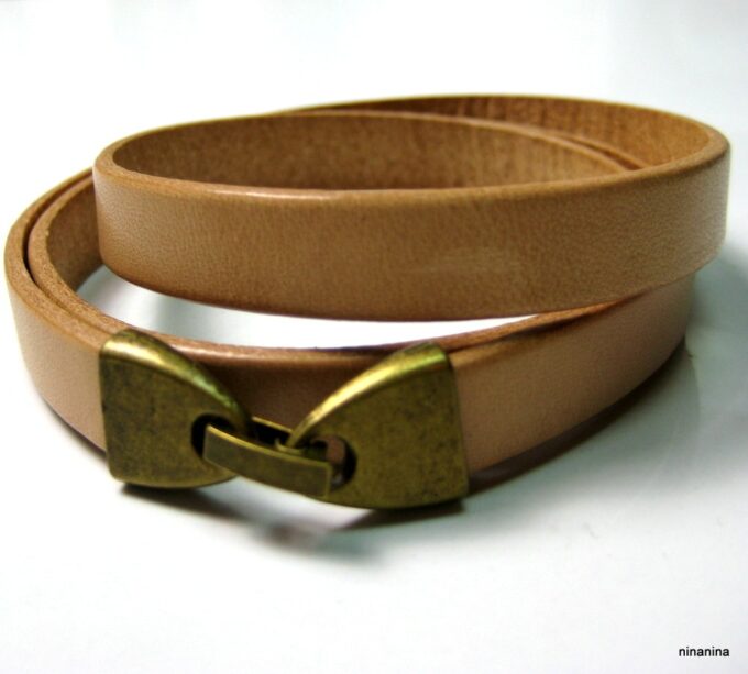 N2587ter_bracelet_homme_cuir_3_tours_et_metal_bronze