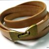 N2587terb_bracelet_homme_cuir_3_tours_et_metal_bronze