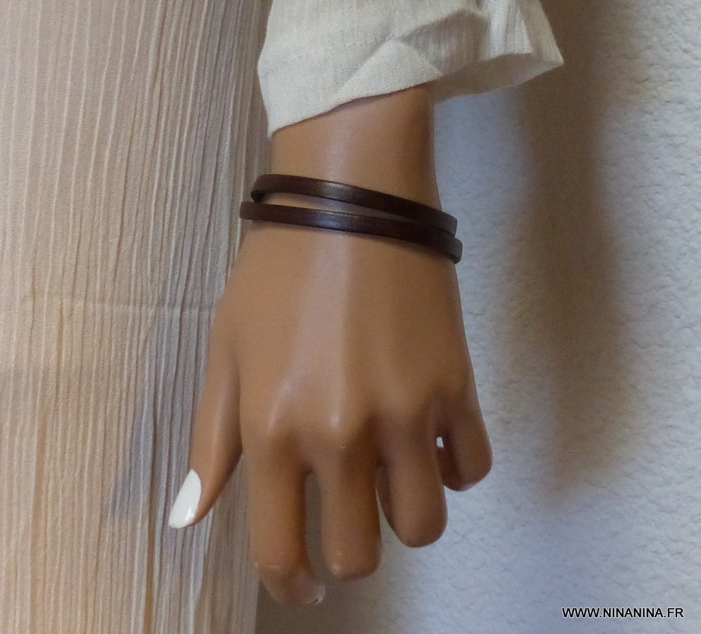 Bracelet wrap cuir 2 tours – Image 10