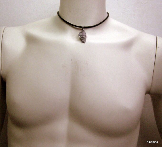 N2593c_collier_homme_cuir_et_corse_argent