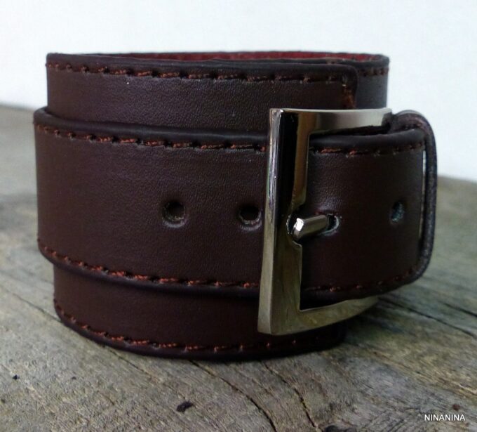 N2605ter_Bracelet_de_force_homme_cuir_marron