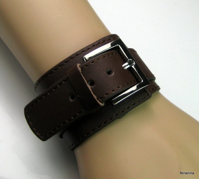 N2605ter_bracelet_de_force_cuir_marron_chocolat