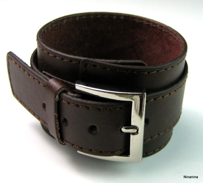 N2605tera_bracelet_de_force_cuir_marron_chocolat