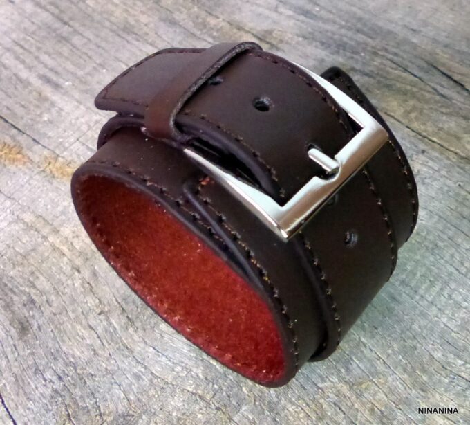N2605terc_Bracelet_de_force_homme_cuir_marron