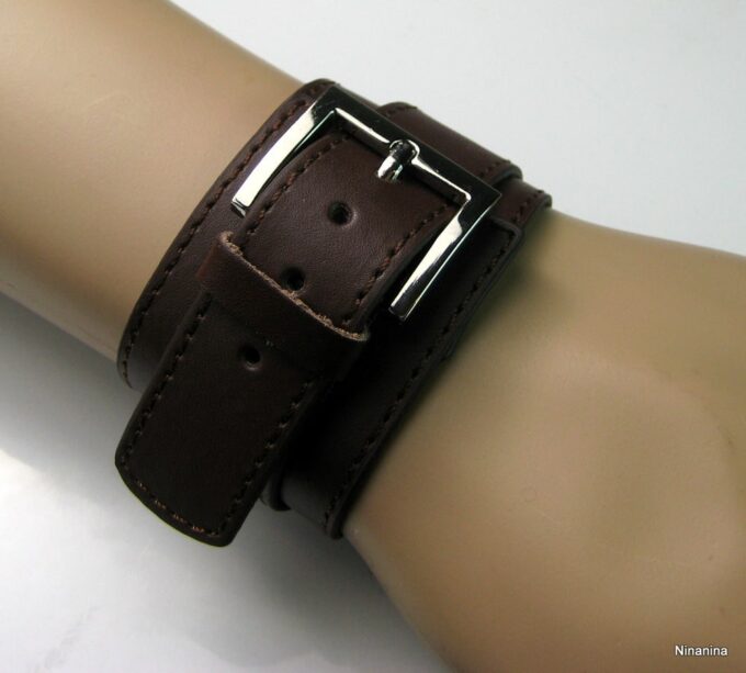 N2605terf_bracelet_de_force_cuir_marron_chocolat