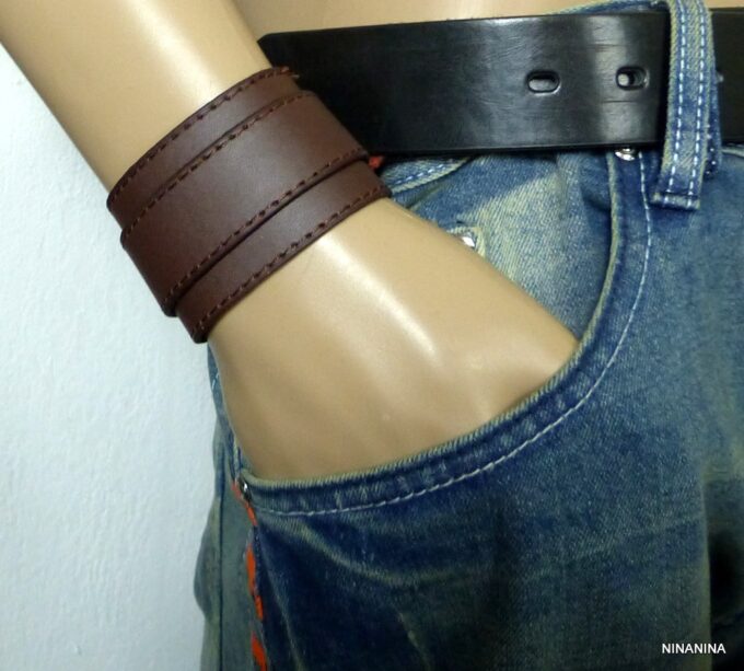 N2605terg_Bracelet_de_force_homme_cuir_marron