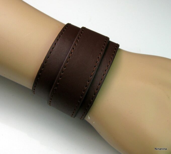 N2605terh_bracelet_de_force_cuir_marron_chocolat