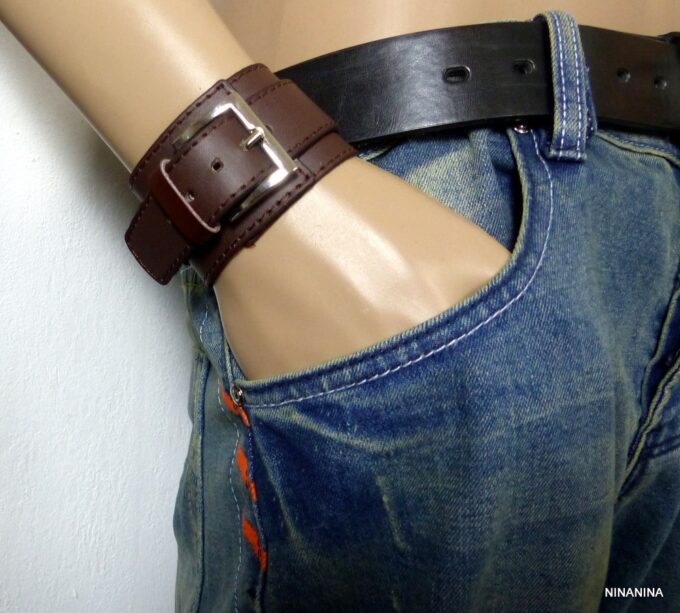 N2605terj_Bracelet_de_force_homme_cuir_marron