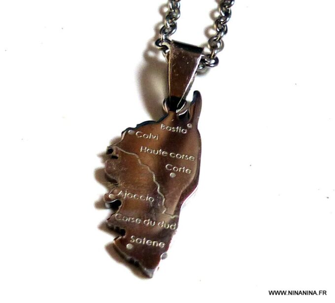 N2606b_Collier_pendentif_Corse_acier_inoxydable_-_Bijouterie_en_ligne_Ninanina