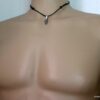 N2608terd_collier_cordon_cuir_CORSE_acier_inoxydable