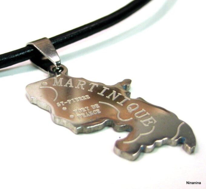 N2620terb_collier_cordon_cuir_martinique_acier_inoxydable