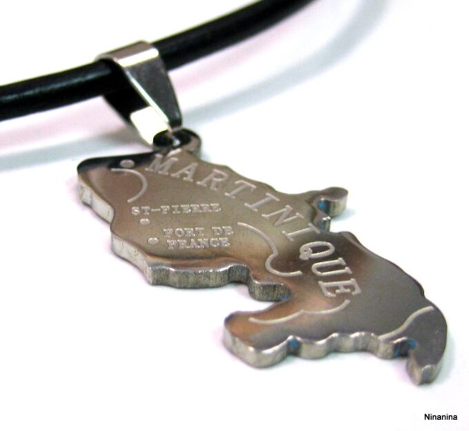 N2620terh_collier_cordon_cuir_martinique_acier_inoxydable