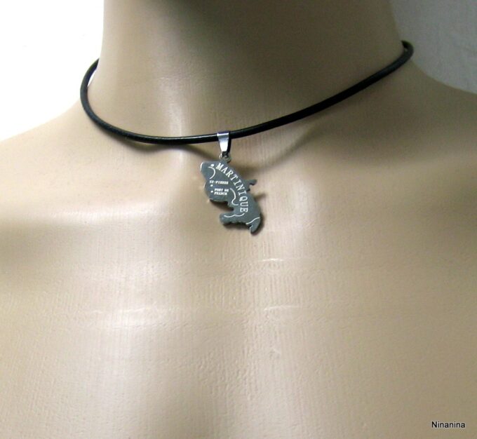 N2620terk_collier_cordon_cuir_martinique_acier_inoxydable