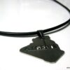 N2635terd_collier_cordon_cuir_ALGERIE_acier_inoxydable