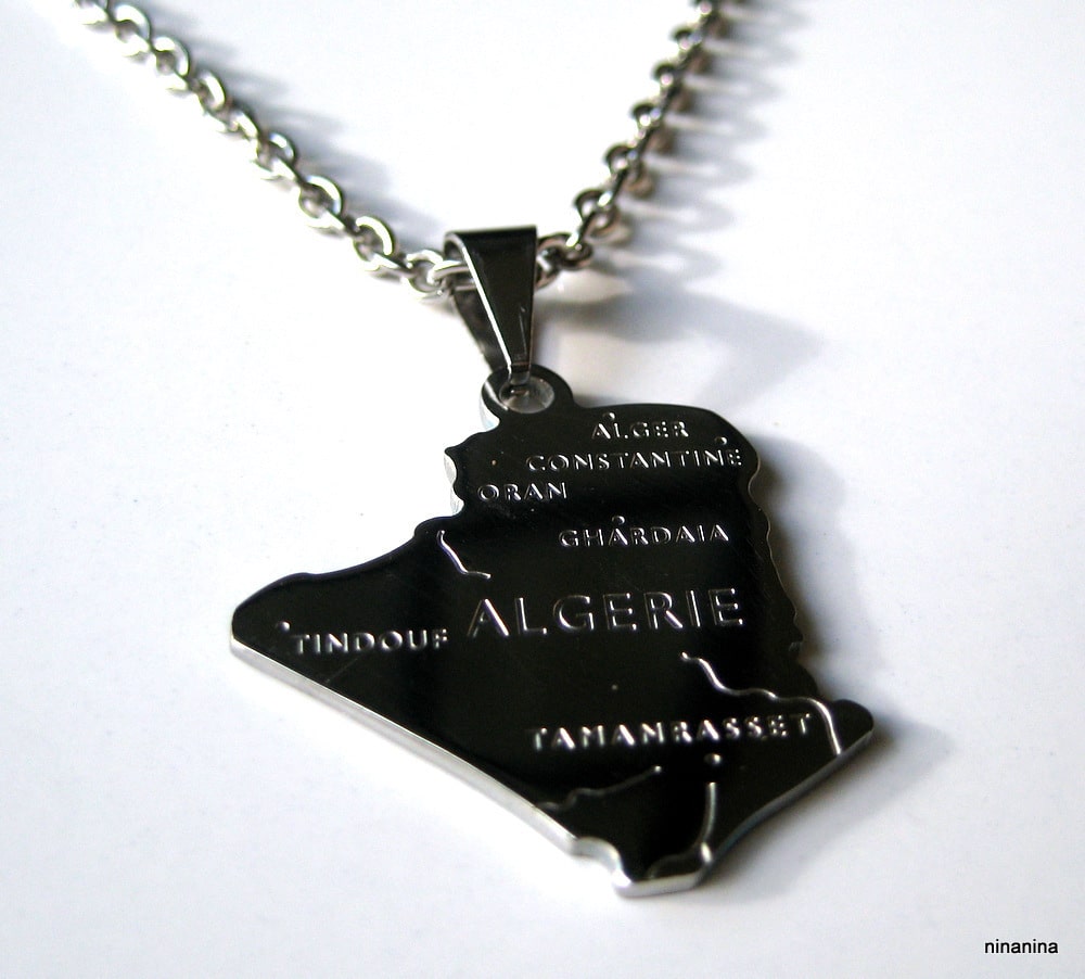 Collier En Acier Inoxydable Pour Femmes Plaque Or - Prix en Algérie