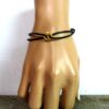 N2654c_Bracelet_cordon_cuir_anneau_argent_massif_plaque_or_vermeil