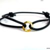N2654f_Bracelet_cordon_cuir_anneau_argent_massif_plaque_or_vermeil