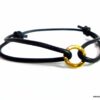 N2654g_Bracelet_cordon_cuir_anneau_argent_massif_plaque_or_vermeil