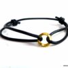 N2654i_Bracelet_cordon_cuir_anneau_argent_massif_plaque_or_vermeil