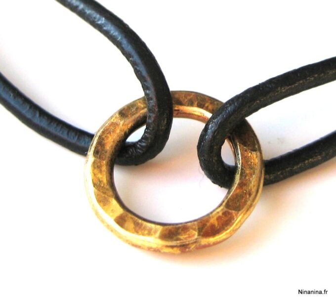 N2655tera_bracelet_cuir_et_anneau_argent_massif_plaque_or-1