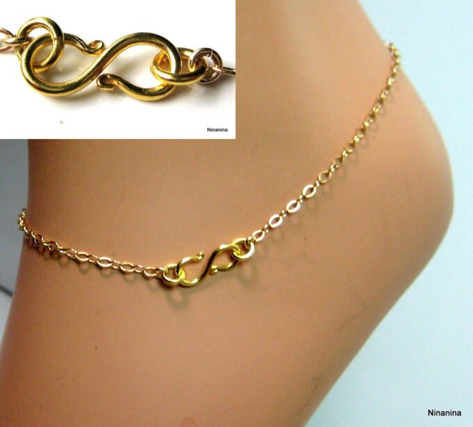 N2659ter_chaine_de_cheville_plaque_or