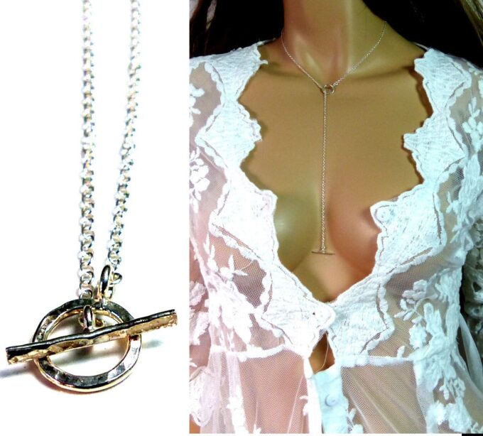 N2667terb_Collier_femme_Y_argent_massif_martele