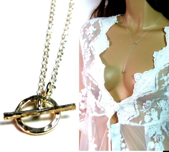 N2667terd_Collier_femme_Y_argent_massif_martele-1