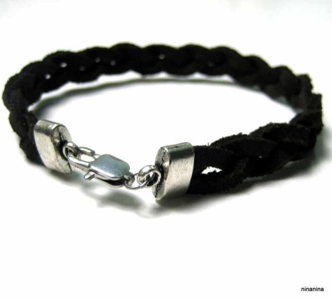 N2691ter_bracelet_daim_tresse_et_metal_argent