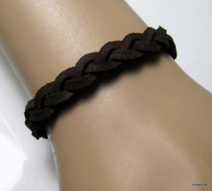 N2691terb_bracelet_daim_tresse_et_metal_argent