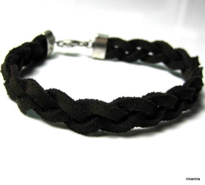 N2691terd_bracelet_daim_tresse_et_metal_argent