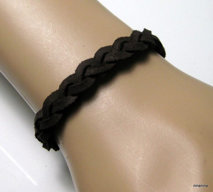 N2691terf_bracelet_daim_tresse_et_metal_argent