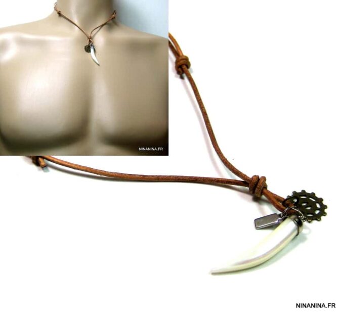 N2703ter_collier_homme_cordon_cuir_dent_de_tigre