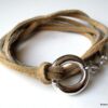 N2719tera_bracelet_wrap_daim_et_anneau_plaque_argent