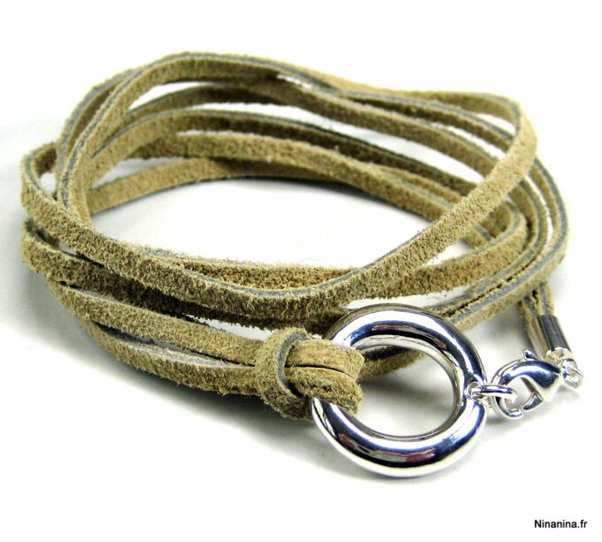 N2719tera_bracelet_wrap_daim_et_plaque_argent