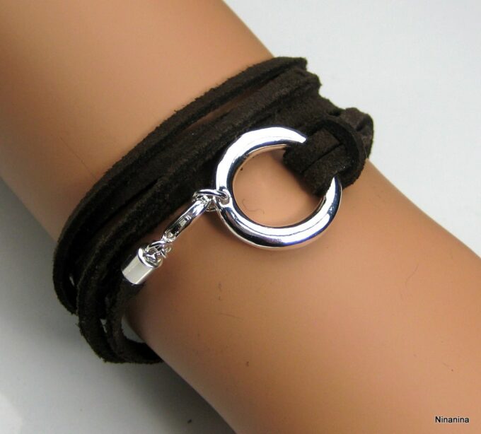N2719terb_bracelet_wrap_cordon_daim_anneau_plaque_argent