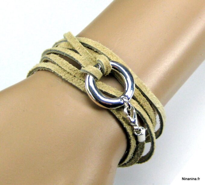 N2719terc_bracelet_wrap_daim_et_plaque_argent
