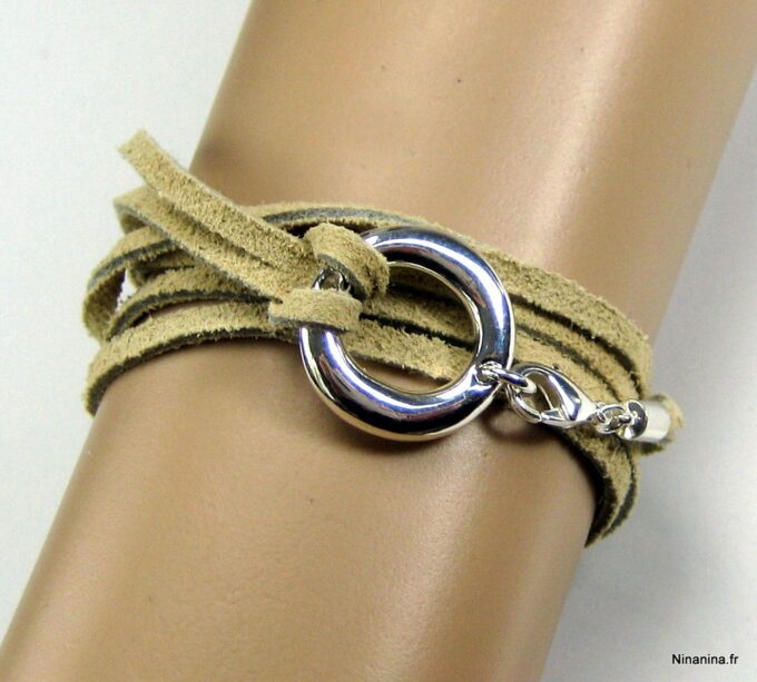 N2719terh_bracelet_wrap_daim_et_plaque_argent