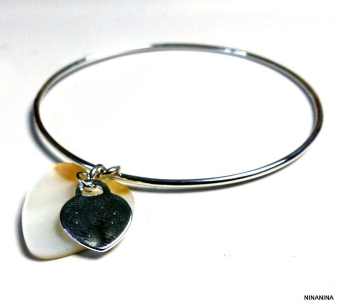 N2726tera_Bracelet_femme_jonc_coeur_plaque_argent_et_nacre