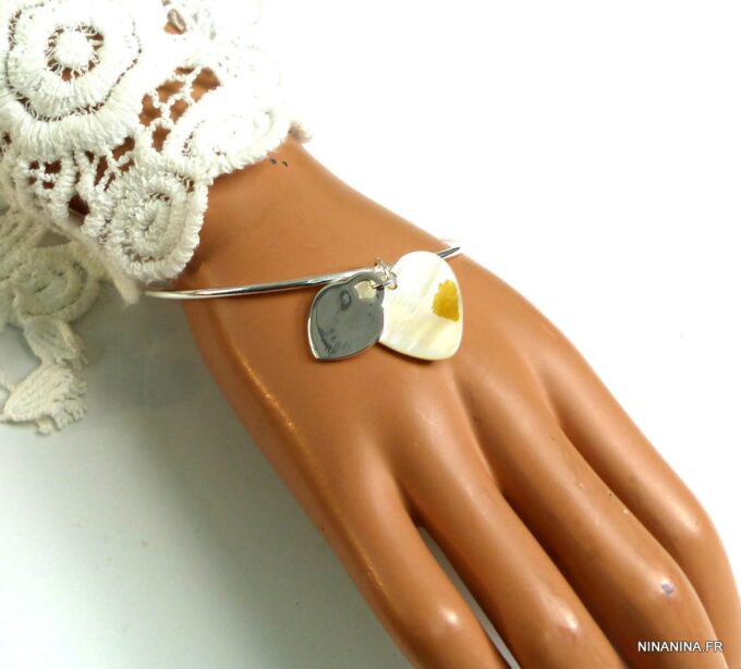 N2726terf_Bracelet_jonc_coeur_plaque_argent_et_nacre