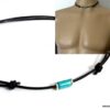 N2750b_Collier_homme_cordon_cuir_argent_massif_perle_tube_bois_turquoise