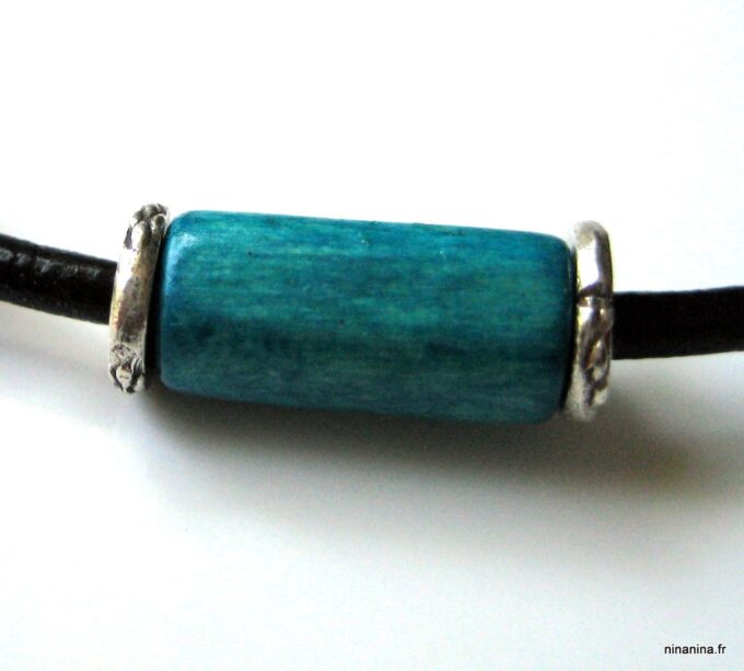 N2750b_collier_cuir_et_argent_massif_turquoise