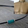 N2750c_Collier_homme_cordon_cuir_argent_massif_perle_tube_bois_turquoise