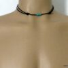 N2750f_Collier_homme_cordon_cuir_argent_massif_perle_tube_bois_turquoise