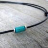N2750i_Collier_homme_cordon_cuir_argent_massif_perle_tube_bois_turquoise