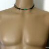 N2750j_Collier_homme_cordon_cuir_argent_massif_perle_tube_bois_turquoise