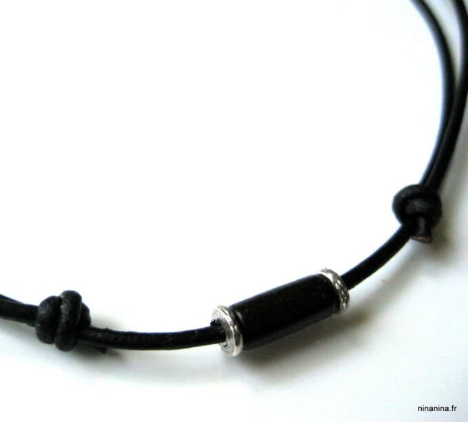 N2750j_collier_cuir_et_argent_massif_turquoise