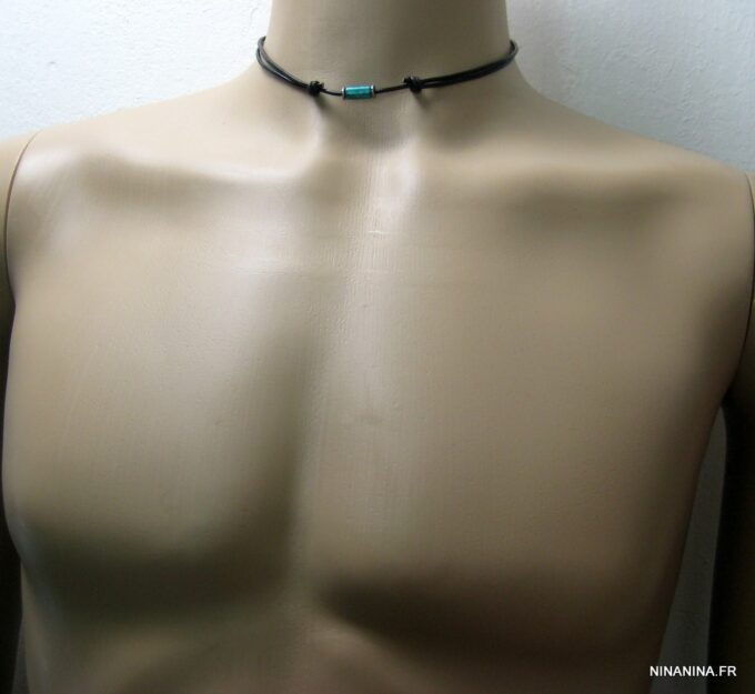 N2750terl_collier_cordon_cuir_argent_massif_bois_turquoise