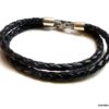 N2754bisa_bracelet_2_tours_cuir_tresse